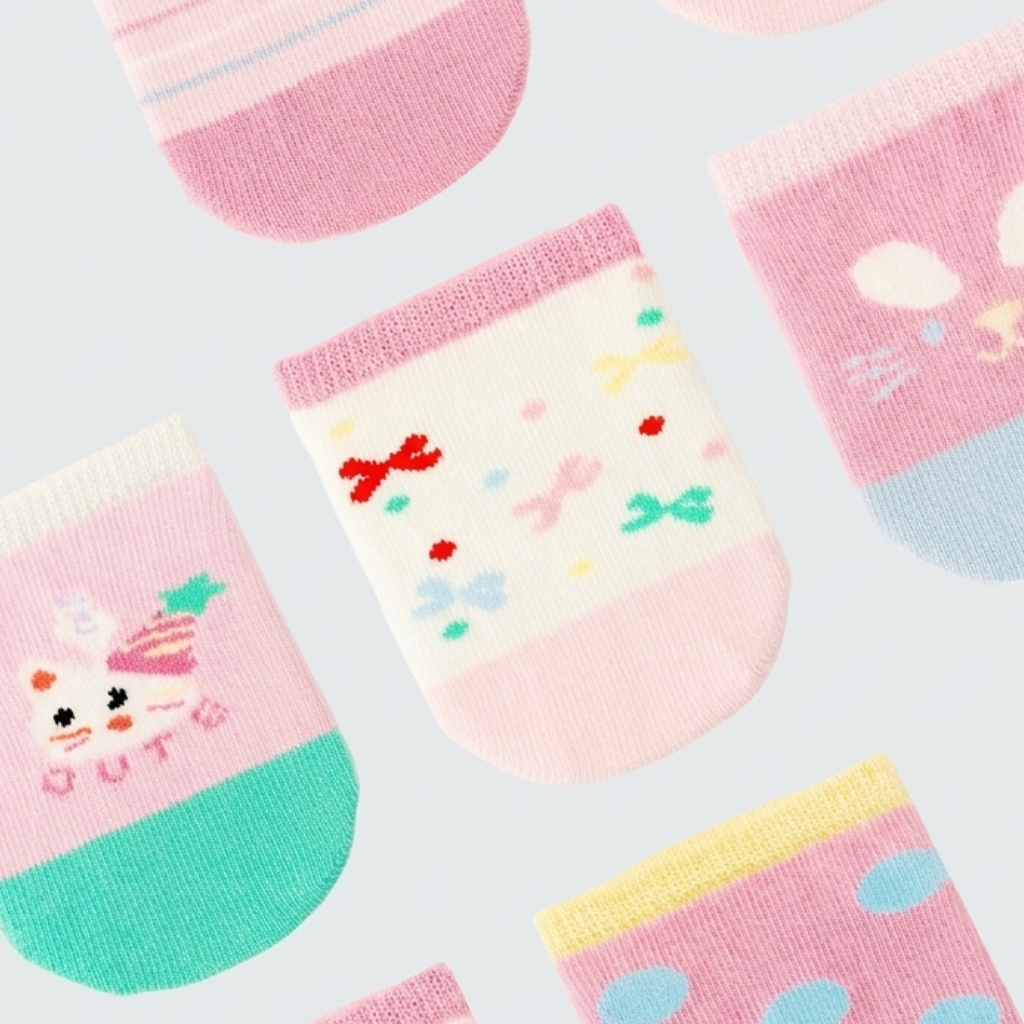 Socks Nº 03 · Pink Bows