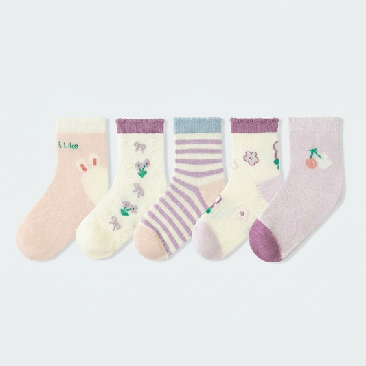 Socks Nº 04 · Lilac Garden