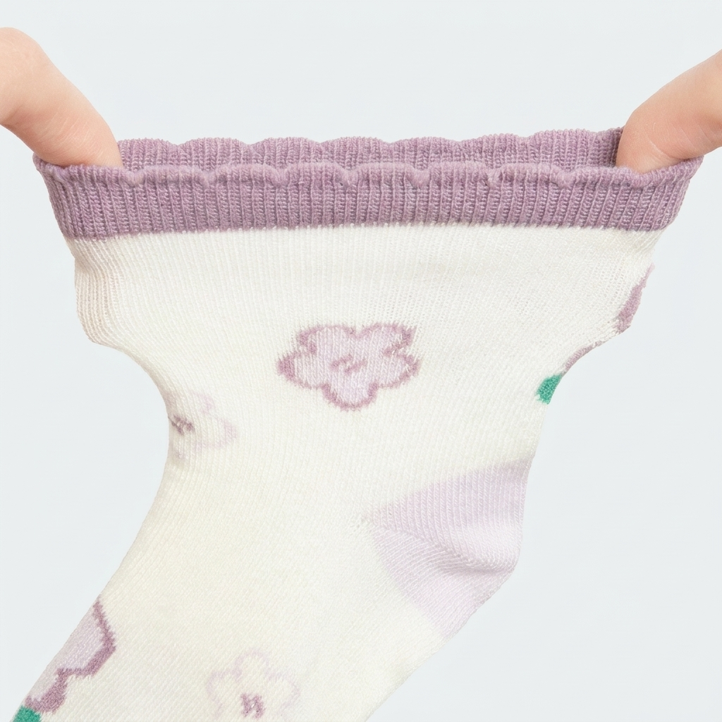Socks Nº 04 · Lilac Garden
