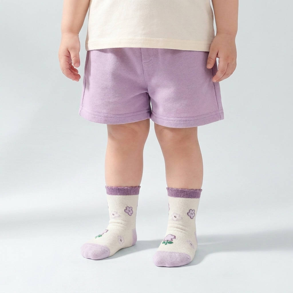 Socks Nº 04 · Lilac Garden