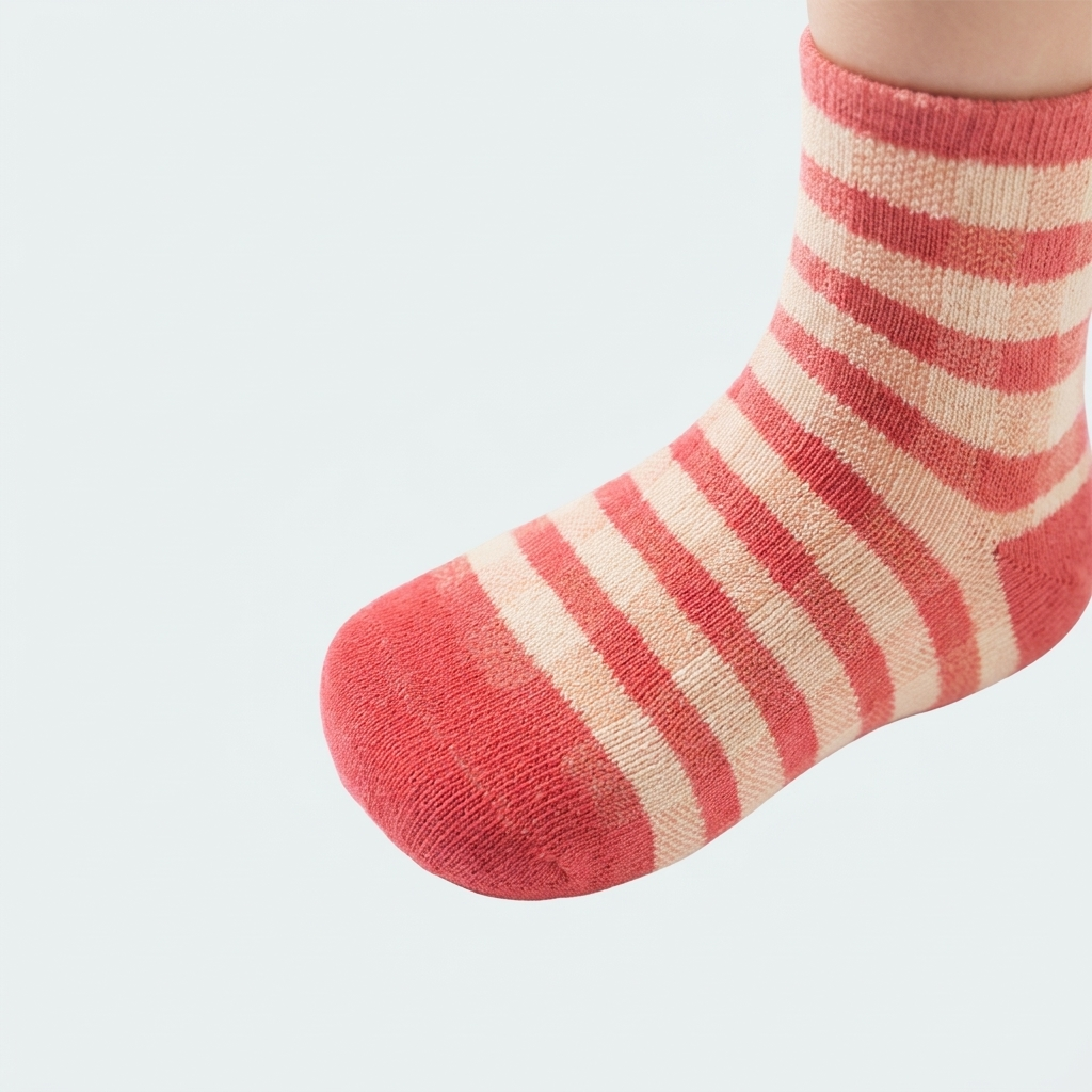 Socks Nº 07 · Strawberry Stripes