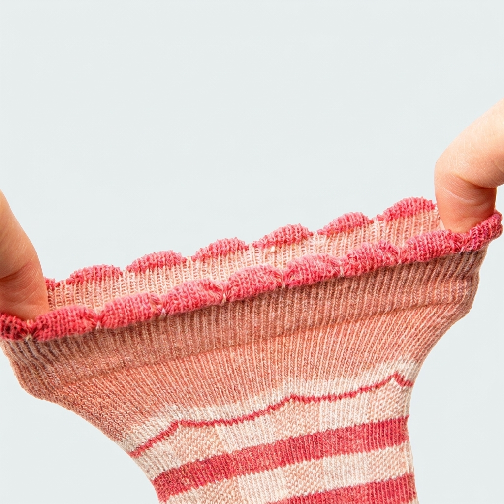 Socks Nº 07 · Strawberry Stripes