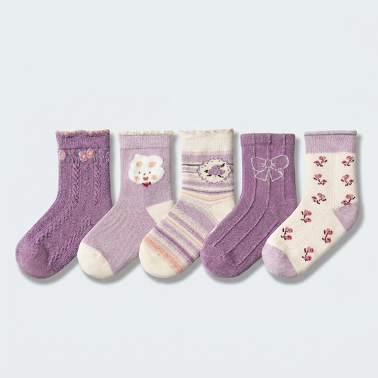 Socks Nº 09 · Lavender Lamb