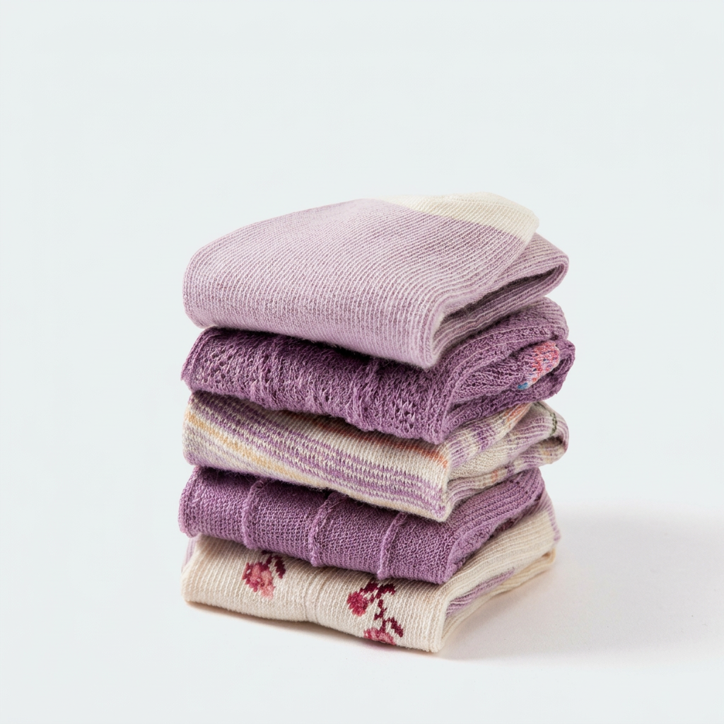 Socks Nº 09 · Lavender Lamb