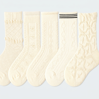 Socks Nº 12 · Ivory Knit