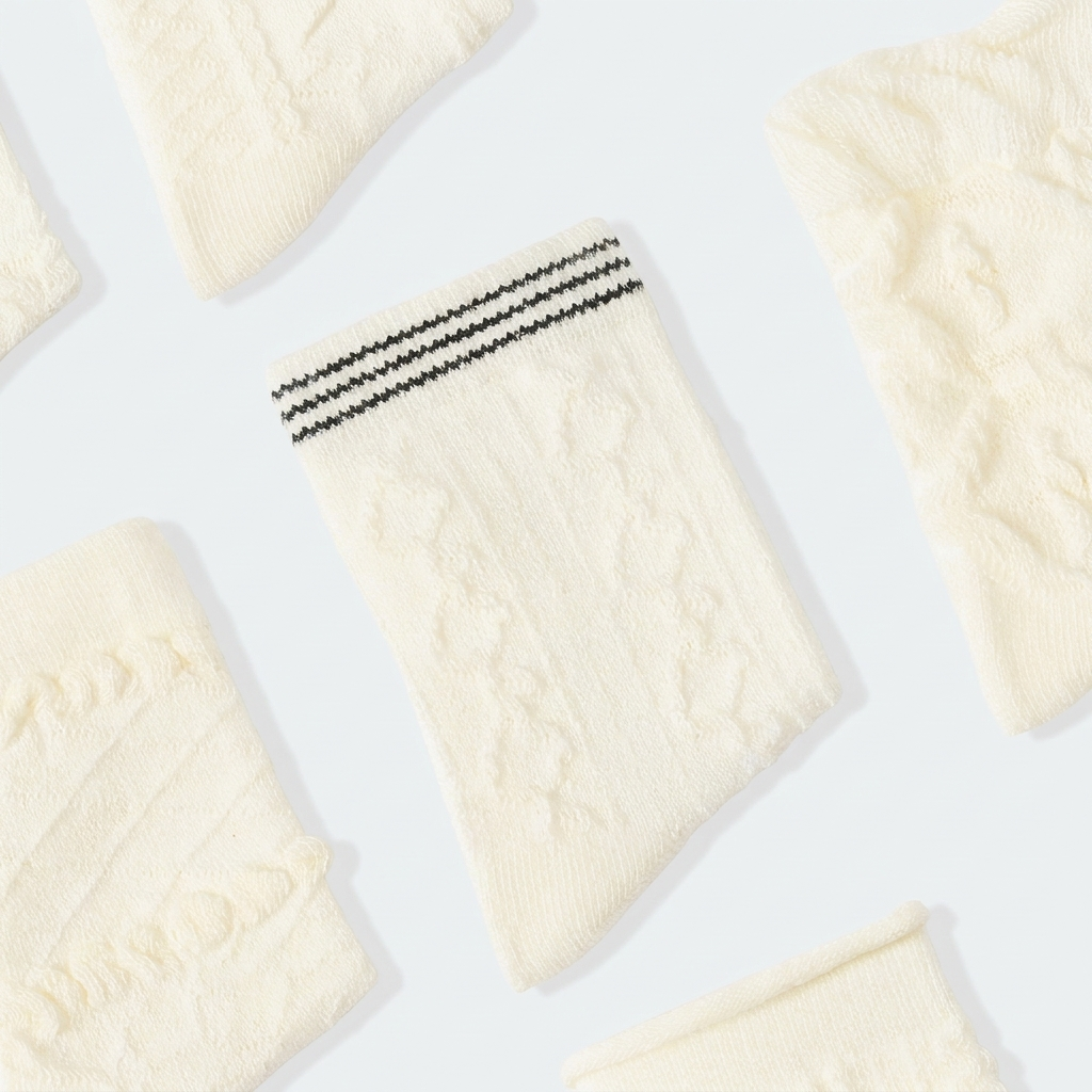 Socks Nº 12 · Ivory Knit