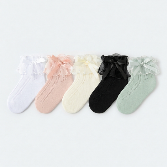 Socks Nº 16 · Lace Bow