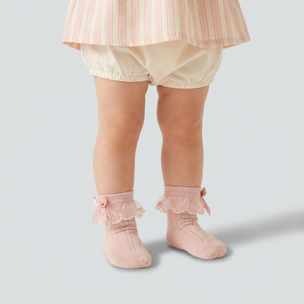 Socks Nº 16 · Lace Bow
